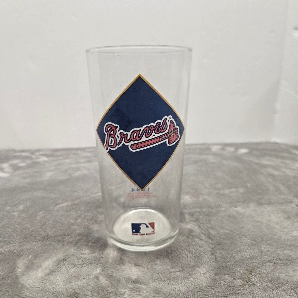 Atlanta Braves 1994 MLB All-Star Game Texaco Promotional Glass Tumbler Vintage